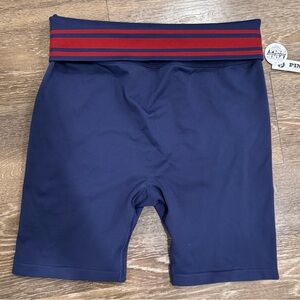 PINK Victoria's Secret Navy Blue biker Shorts